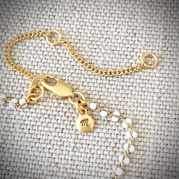 NWT Madewell Enameled Chain Star Necklace - Picture 3 of 6